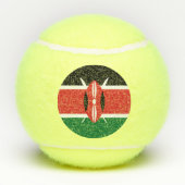 Kenia vlag tennisballen (Achterkant)