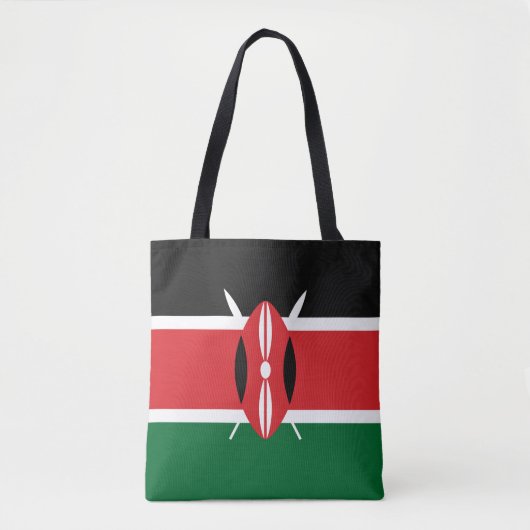 Kenia vlag tote bag (Voorkant)