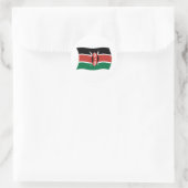 Kenia Vlagsticker Ronde Sticker (Tas)
