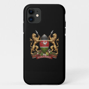 Kenia Wapen wapenschild symbool embleem land vlag Case-Mate iPhone Case
