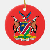 KENIA Wapenstaafje Ornamenten met kerstbomen (Voorkant)