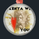 Kenia Wij houden van je Mooi Perspectief Art Desig Metalen Ornament<br><div class="desc">Kenia We Love You Lovely Perspective Art Design Vier je genegenheid voor Kenia met het "Kenya We Love You Lovely Perspective Art Design". Dit oprechte kunstwerk combineert krachtige beelden met een duidelijke boodschap van liefde en verbinding. Het stralende lichteffect voegt een gevoel van perspectief en focus toe, waardoor het een...</div>