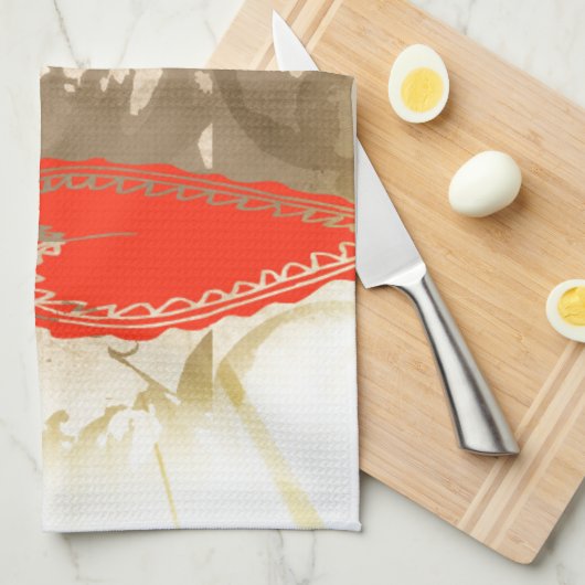 Kenia Wij houden van je Mooi Perspectief Art Desig Theedoek (Quarter Fold)