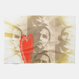 Kenia Wij houden van je Mooi Perspectief Art Desig Theedoek