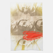 Kenia Wij houden van je Mooi Perspectief Art Desig Theedoek (Verticaal)