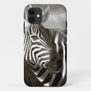 Kenia. Zwart en wit van zebra en vlakte. Case-Mate iPhone Case