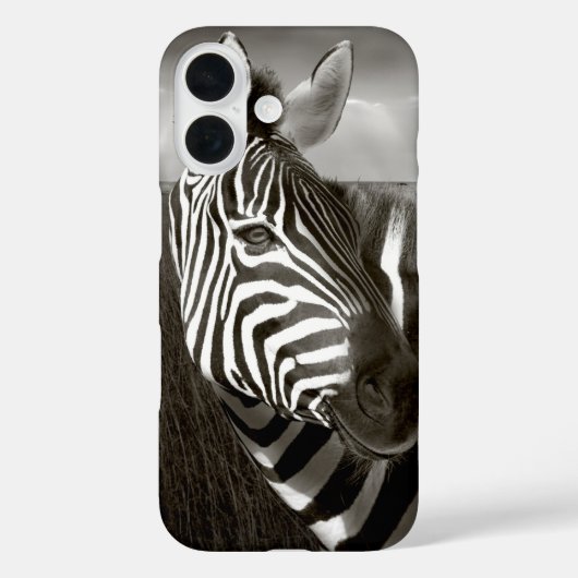 Kenia. Zwart & wit van zebra en vlakte. Case-Mate iPhone Case (Achterkant)