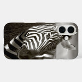 Kenia. Zwart & wit van zebra en vlakte. Case-Mate iPhone Case (Achterkant (horizontaal))