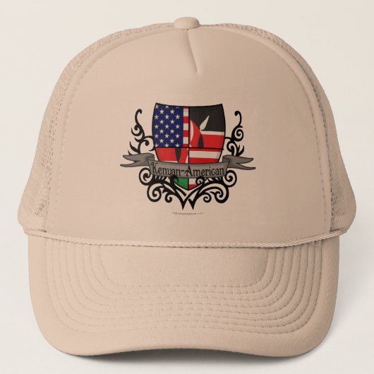 Keniaans-Amerikaanse vlag Trucker Pet (Voorkant)