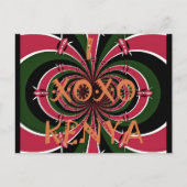 Keniaans reiscadeau – Knuffels & Kusjes Design Briefkaart (Voorkant)