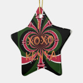 Keniaans reiscadeau – Knuffels & Kusjes Design Keramisch Ornament (Links)