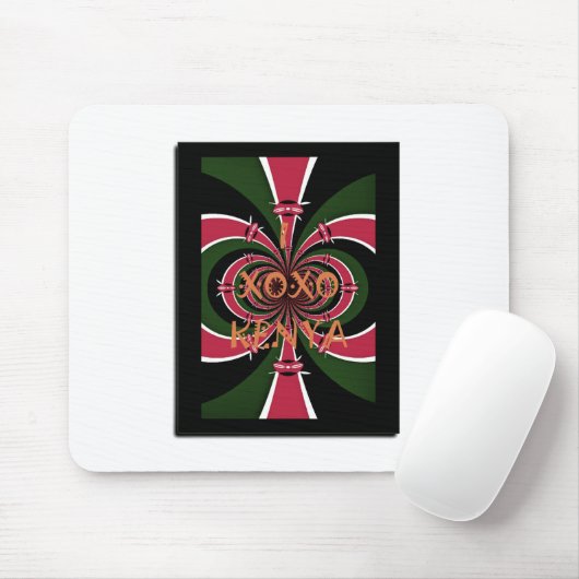 Keniaans reiscadeau – Knuffels & Kusjes Design Muismat (Met muis)