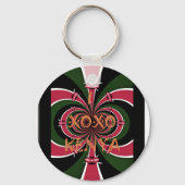 Keniaans reiscadeau – Knuffels & Kusjes Design Sleutelhanger (Voorkant)