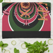 Keniaans reiscadeau – Knuffels & Kusjes Design Theedoek (Gevouwen)