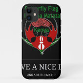 Keniaans schild: vlindervlag. Case-Mate iPhone case (Achterkant)