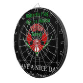 Keniaans schild: vlindervlag. dartbord (Voorkant Rechts)