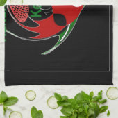 Keniaans schild: vlindervlag. theedoek (Gevouwen)