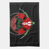 Keniaans schild: vlindervlag. theedoek (Verticaal)