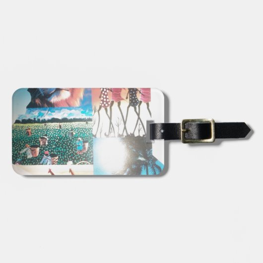 Keniaans tapijt: wildlife, cultuur en kuststrand bagagelabel (Voorkant horizontaal)