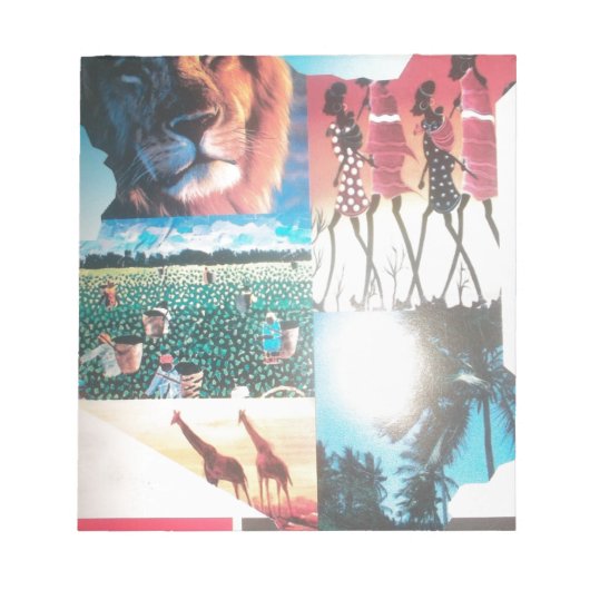 Keniaans tapijt: wildlife, cultuur en kuststrand notitieblok (Voorkant)