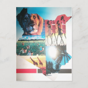 Keniaans tapijt: Wildlife, Cultuur & Kuststrand Briefkaart