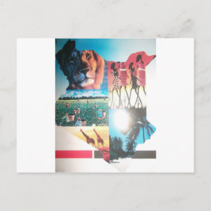 Keniaans tapijt: Wildlife, Cultuur & Kuststrand Briefkaart