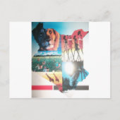 Keniaans tapijt: Wildlife, Cultuur & Kuststrand Briefkaart (Voorkant)