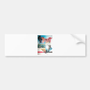 Keniaans tapijt: Wildlife, Cultuur & Kuststrand Bumpersticker