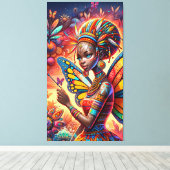 Keniaanse fee canvas afdruk (Insitu (Houten vloer))