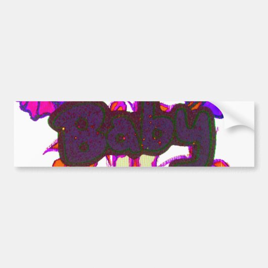 Keniaanse hartkunst: ik hou van Kenia Bumpersticker (Voorkant)