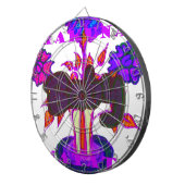 Keniaanse hartkunst: ik hou van Kenia Dartbord (Voorkant Rechts)