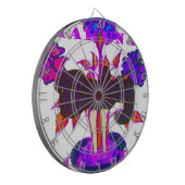 Keniaanse hartkunst: ik hou van Kenia Dartbord (Voorkant Links)