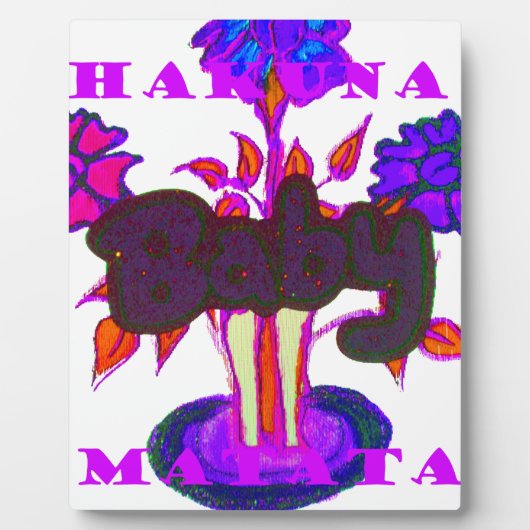 Keniaanse hartkunst: ik hou van Kenia Fotoplaat (Voorkant)