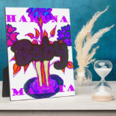 Keniaanse hartkunst: ik hou van Kenia Fotoplaat (Zijkant)