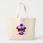 Keniaanse hartkunst: ik hou van Kenia Grote Tote Bag (Voorkant)