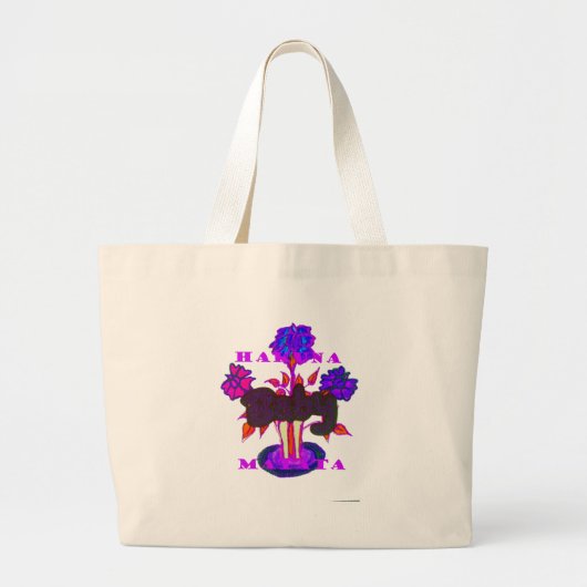Keniaanse hartkunst: ik hou van Kenia Grote Tote Bag (Voorkant)