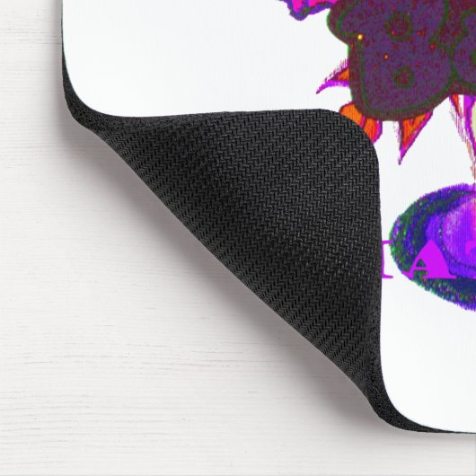 Keniaanse hartkunst: ik hou van Kenia Muismat (Hoek)