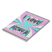 Keniaanse hartkunst: ik hou van Kenia Notitieblok (Linkerzijde)