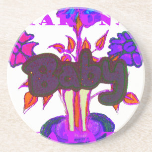 Keniaanse hartkunst: ik hou van Kenia Zandsteen Onderzetter