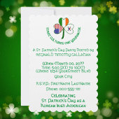 Keniaanse Ierse VS vlag Shamrock gepersonaliseerd Kaart