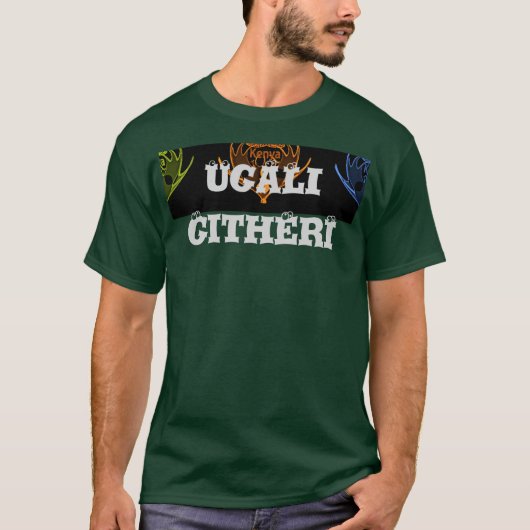 Keniaanse keuken viering Ugali & Githeri Graphic T-shirt (Voorkant)