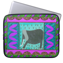 Keniaanse overweldigende laptophoes laptop sleeve
