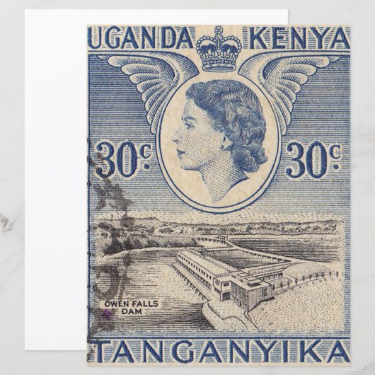 Keniaanse poststempel (Voorkant / Achterkant)