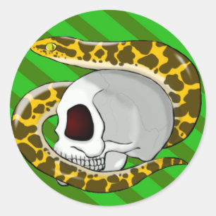 Keniaanse Sand Boa Sticker (Classic)