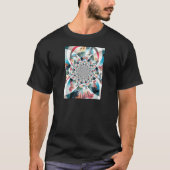 Keniaanse Tapestry Kaleidoscope Art Print T-shirt (Voorkant)