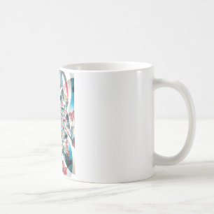 Keniaanse Tapijt Kaleidoscoop Kunstprint Koffiemok