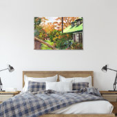 Keniaanse tuin 2012 canvas afdruk (Insitu (Slaapkamer))