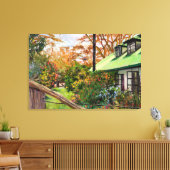 Keniaanse tuin 2012 canvas afdruk (Insitu (Woonkamer))