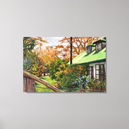 Keniaanse tuin 2012 canvas afdruk (Voorkant)