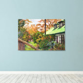 Keniaanse tuin 2012 canvas afdruk (Insitu (Houten vloer))